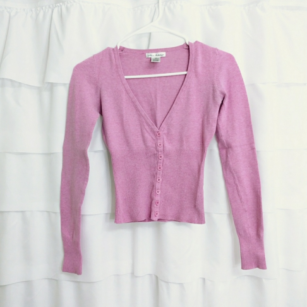 Urban Behavior Pink Sweater Crop Top